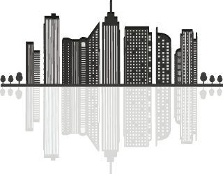 City Skyline Illustration - Concept 1