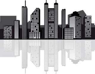 City Skyline Illustration - Concept 3